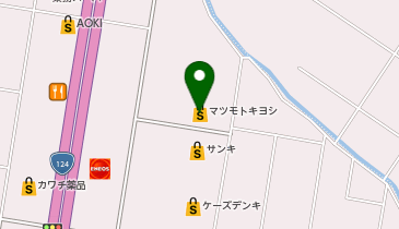 マツモトキヨシライフガーデン神栖店の地図画像