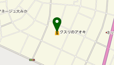 クスリのアオキ大みか店の地図画像
