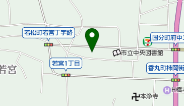 クスリのアオキ石岡若宮店の地図画像