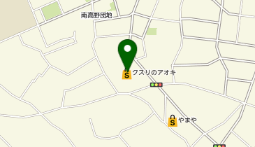 クスリのアオキ南高野店の地図画像