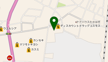 ディスカウントドラッグコスモス高萩店の地図画像