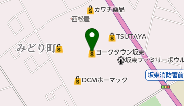 ヨークタウン坂東の地図画像