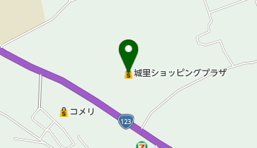 城里ショッピングプラザの地図画像