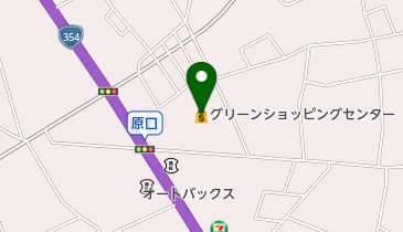 グリーンショッピングセンターの地図画像