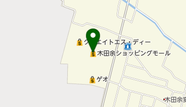 木田余ショッピングモールの地図画像