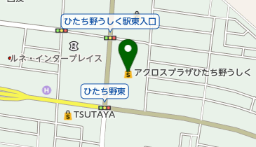 アクロスプラザひたち野うしくの地図画像