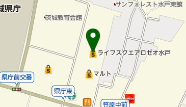 ライフスクエアロゼオ水戸の地図画像