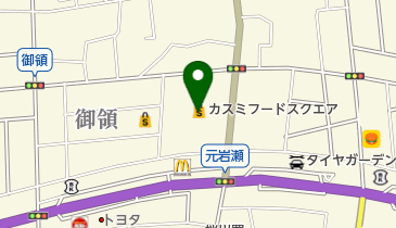 フードスクエアカスミ岩瀬店の地図画像