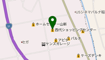 西代ショッピングセンターの地図画像