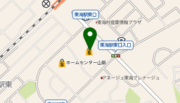 ハニーズ茨城東海店の地図画像