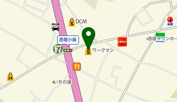 ワークマンプラス水戸河和田店の地図画像
