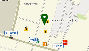 ハニーズロゼオ水戸店の地図画像