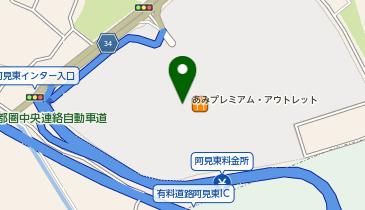GAP Outletあみプレミアム・アウトレット店の地図画像