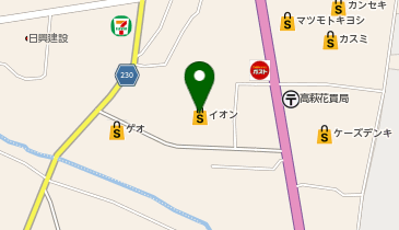 ミキハウスサンタの地図画像