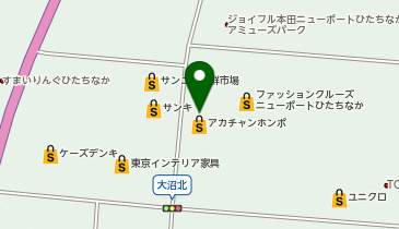 アカチャンホンポニューポートひたちなか店の地図画像