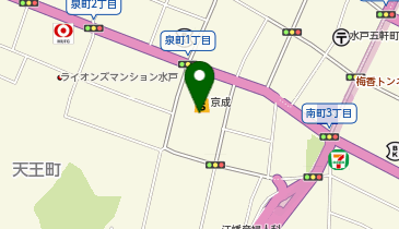 タビオ水戸京成店の地図画像