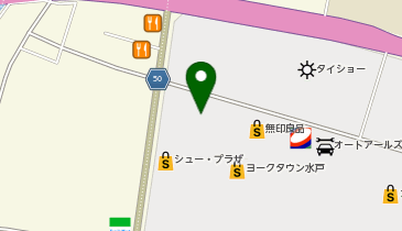 ジーユー水戸元吉田店の地図画像