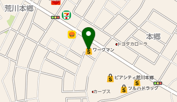 #ワークマン女子阿見店の地図画像