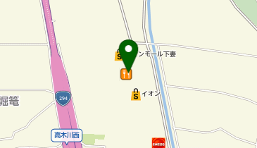 メガスポーツ下妻店の地図画像