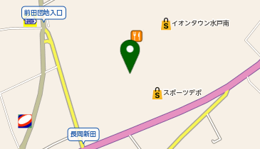 BOOK ACE TSUTAYAイオンタウン水戸南店の地図画像