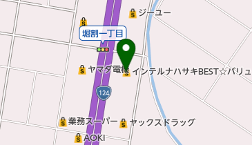 インテルナモリイ神栖店の地図画像