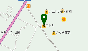 ニトリ石岡店の地図画像