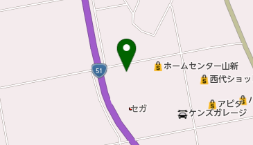 山新佐原東店の地図画像