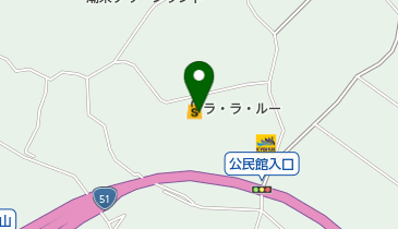 大地堂ラ・ラ・ルー店の地図画像