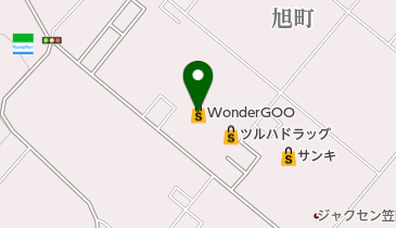 WonderGOO友部店の地図画像