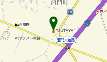 ブックエース酒門店の地図画像