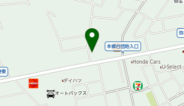 ブックオフひたちなか馬渡店の地図画像