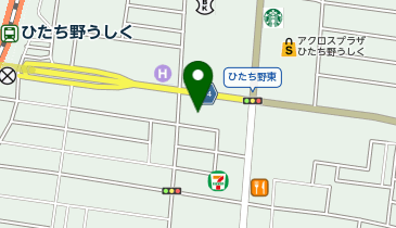 WonderREXひたち野うしく店の地図画像