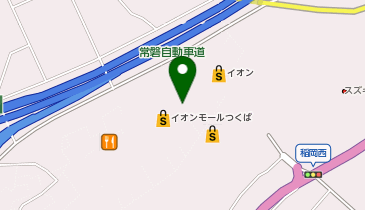 Luck Rackイオンモールつくば店の地図画像