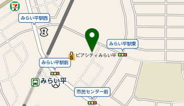WonderREXみらい平店の地図画像