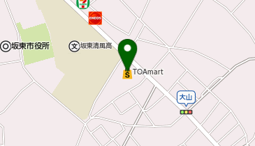 TOAmart岩井店の地図画像
