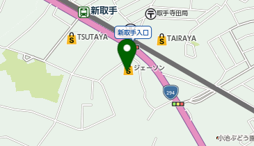 ダイソージェーソン新取手店の地図画像