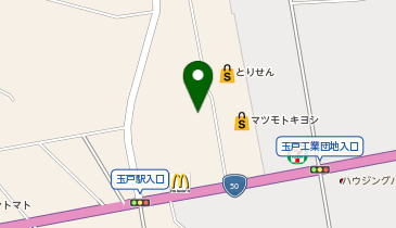 ダイソー下館玉戸店の地図画像