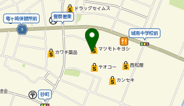 ダイソー竜ヶ崎城南ショッピングセンター店の地図画像