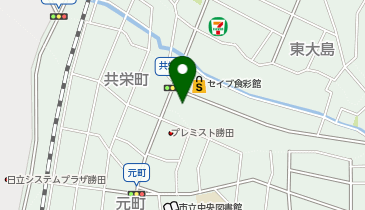 ダイソーアオヤマひたちなか店の地図画像