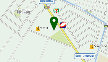 ダイソーヤオコー藤代町店の地図画像