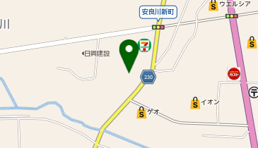 ダイソー高萩安良川店の地図画像