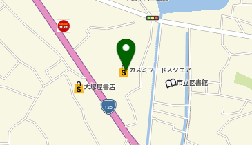 ダイソーカスミ下妻店の地図画像