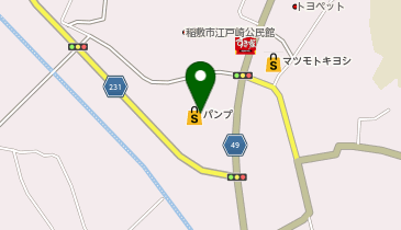 ダイソー江戸崎SC店の地図画像