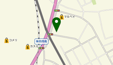 ダイソーマルヘイ鹿嶋宮津台店の地図画像