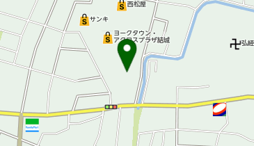 ダイソーヨークタウン結城店の地図画像