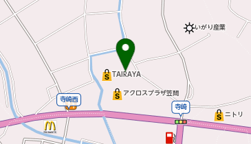 ダイソーアクロスプラザ笠間店の地図画像