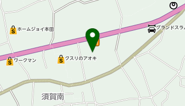 ダイソー潮来店の地図画像