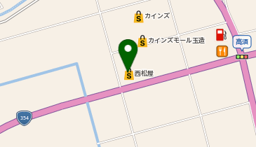 ダイソー玉造店の地図画像