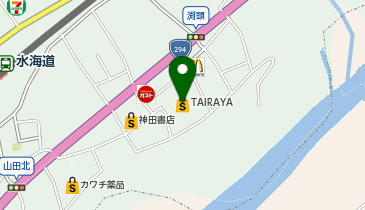 ワッツ淵頭店の地図画像