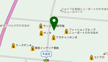ダイソーニューポートひたちなか店の地図画像